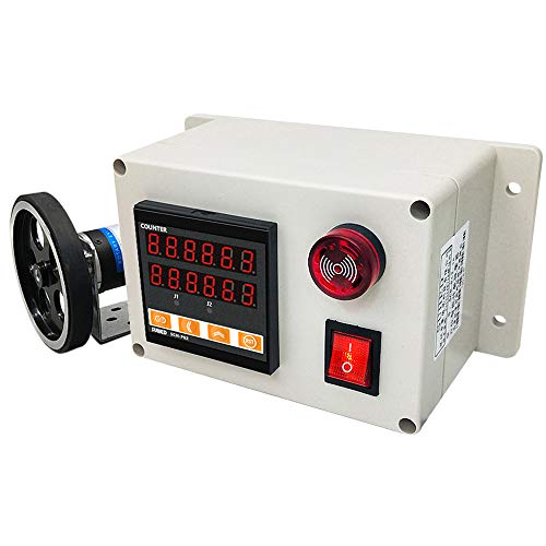 300ppr Rotary Encoder Digital Electronic Meter Counter Wheel Roll Length Measuring Meter Testing Equipment 0-999999