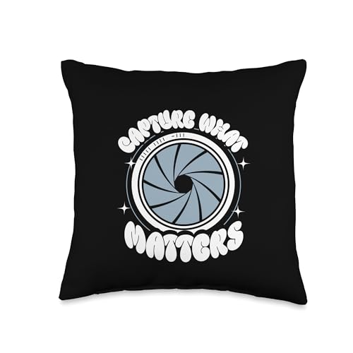 Capture What Matters Photography Throw Pillow