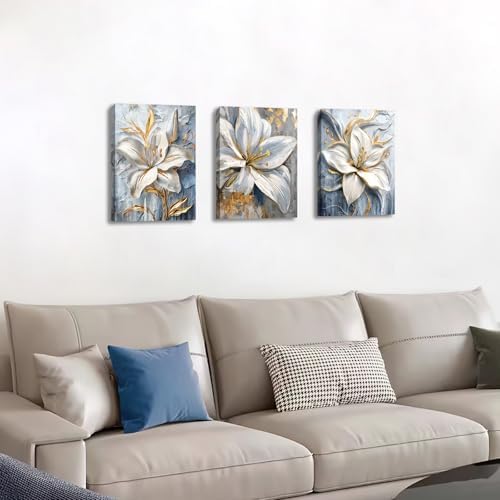 Peintures abstraites Lys sans cadre pour personnaliser facilement vos murs de chambre