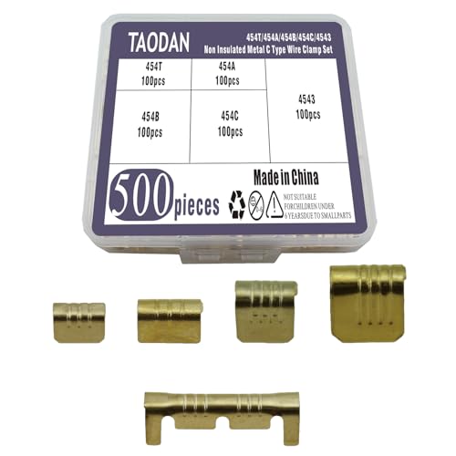 Abrazaderas de alambre tipo C de metal resistente 454T/454A/454B/454C/4543 de alta precisión