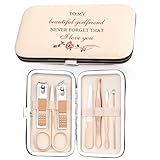 Valentines Gifts for Girlfriend,Best Girlfriend Christmas Cute Unique Gifts Xmas Birthday Valentines Day Stocking Stuffers Gift from Boyfriend Ideas Nail Clippers Manicure Kit for Women Girlfriends