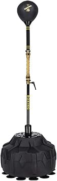 Speed Bags Punching Bag With Stand For Adults Reflex Ball Cobra Bag Indoor 90 deg rebound Cobra Bag Height Adjustment 145180cm Color BlackC Size 50 * 50 * 180cm
