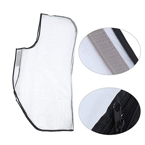 Funda impermeable para bolsa de golf y capucha de lluvia transparente 2