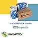 GreenPolly Clear Recycling Bags, 13 Gallon, 240 Count