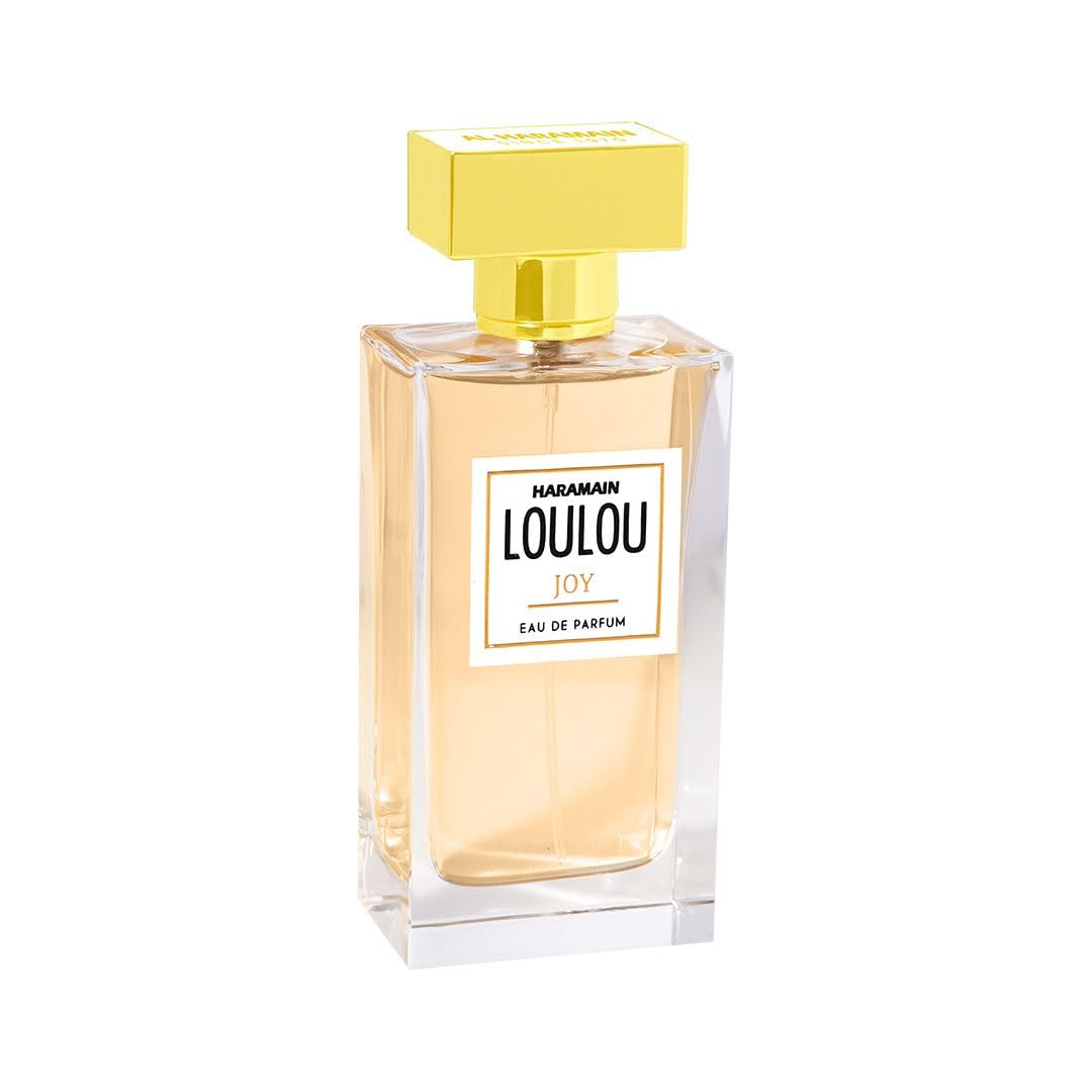 Al Haramain Loulou Joy Perfume dla kobiet i mężczyzn długi spray do ciała z Grapefruit, jaśminem i nutami paczuli 3,33 uncji EDP Spray