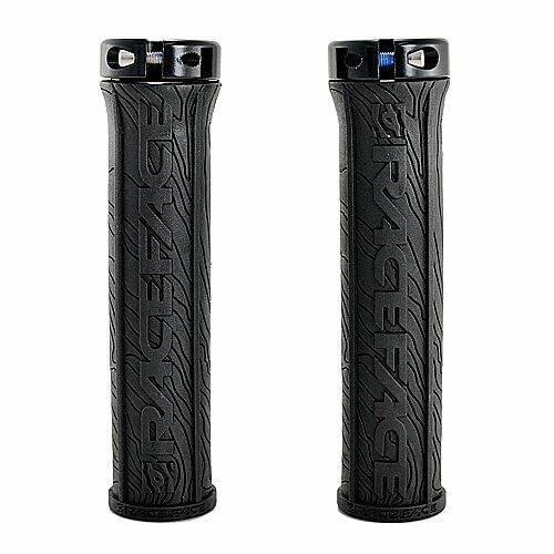 Race Face Half Nelson Lock-on Grips, Black, 29mm, 96g, Bicycle, Rubber - Image 2