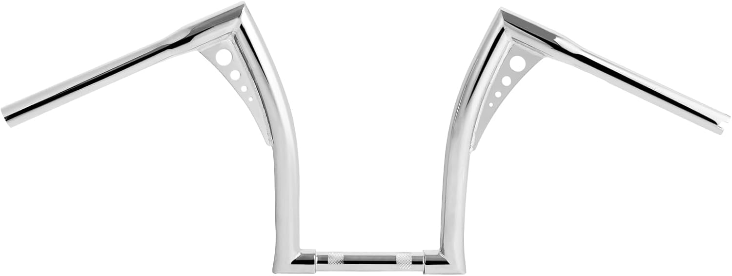 CUSTOM CHROME CCI 14" Rise 1-1/4" Fat Ape Hanger Handlebar Fit For Harley-Davidson Touring FLH FLHT Models