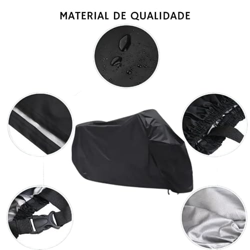 Capa para Moto, Capa Moto Impermeável, Protege Contra Sol e Chuvas, Capa Protetora Moto