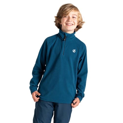 Image of Dare 2b Girls Kids' Freehand Half Zip Fleece Sweater, Kingfisher Blue, 9-10 Years EU