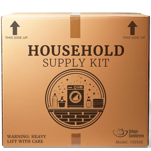 URBAN SOMBRERO Household Supply Kit - All in One Comprehensive Household Supply Solution