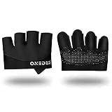 JINGCHUAN Grip Workout Gloves for Women/ Men, 3mm Padding Gym Gloves for Weightlifting, Kettlebell,