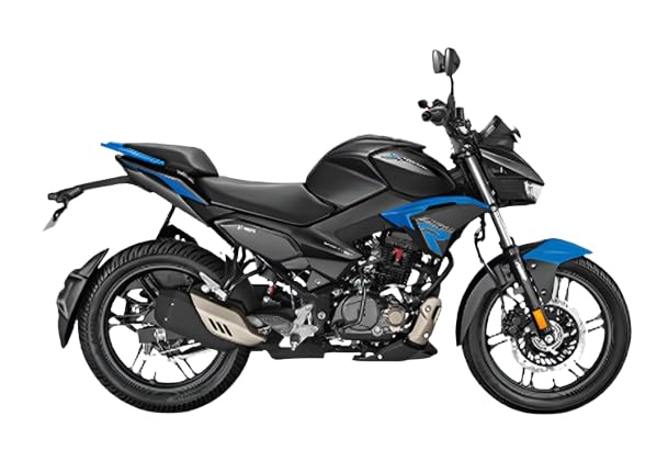Image of Hero Xtreme 125R IBS Disc Black Cocktail Blue Booking for Ex-Showroom Price