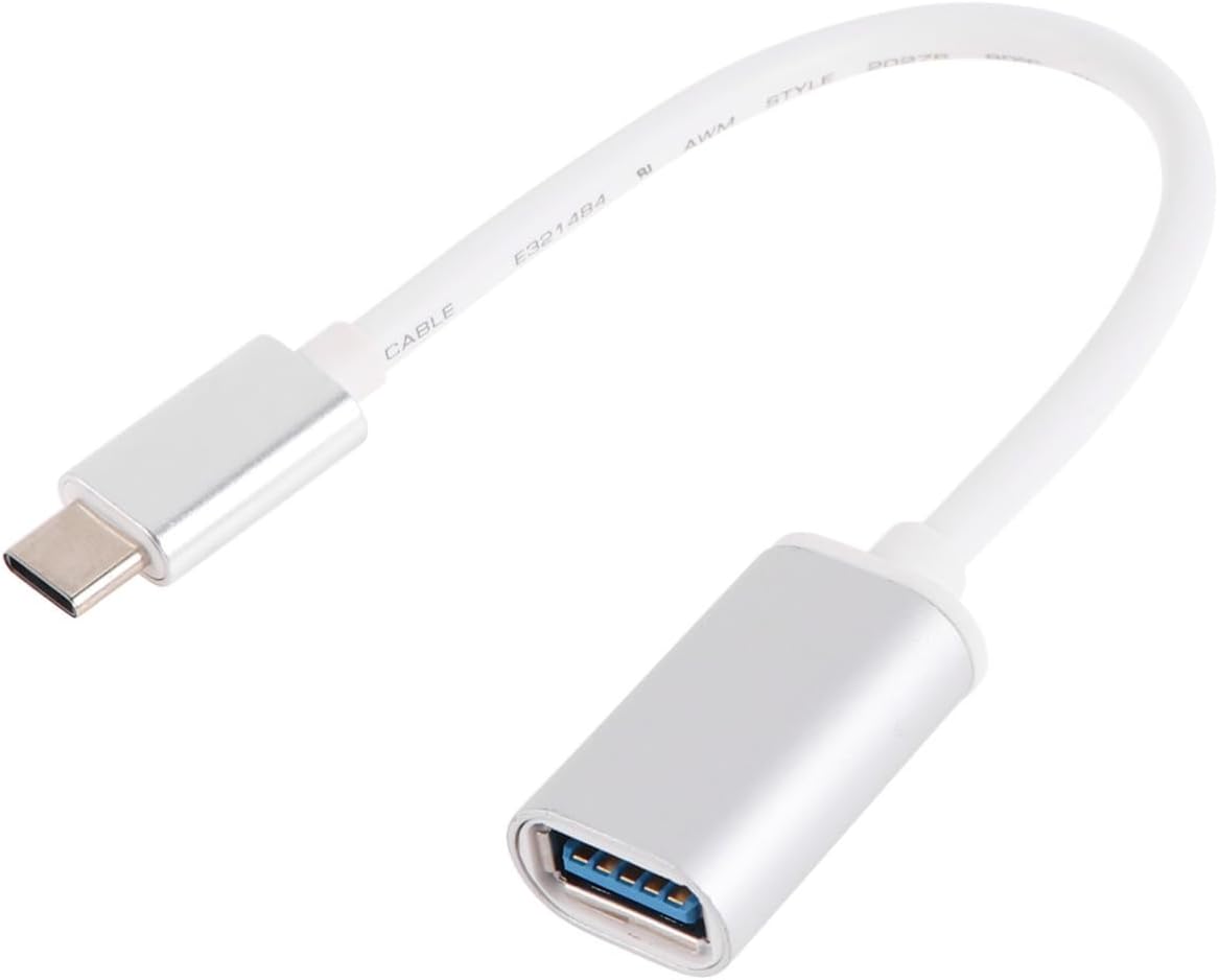 Type-c OTG Adapter USB C Card Reader for External Drives Compatible with Computer Peripherals and Digital Devices, Aluminum Alloy Material, 26awg Cable, Desktop Laptop Universal