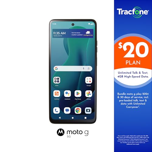 TracFone Motorola Moto g 5G (2024) XT2417D の商品画像 1