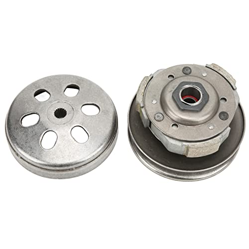 Conjunto de embreagem traseira de scooter, liga de metal de alta dureza 19 estrias Conjunto de embre