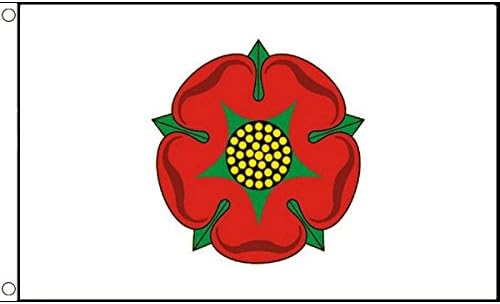 AZ FLAG, Lancashire Old County Flag, 2x3 Ft, 100D Polyester County Of Lancashire, England Banner with Two Metal Grommets