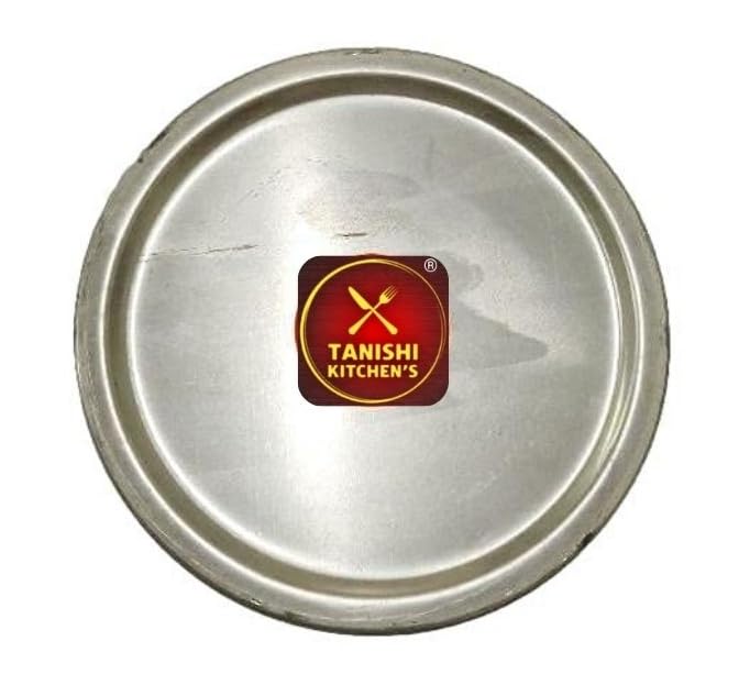 TANISHI KITCHEN'S Aluminium Patila/Bhagona/Tapeli with Lid (Silver, 2 Litre - 1 Piece Matte Polished) 4