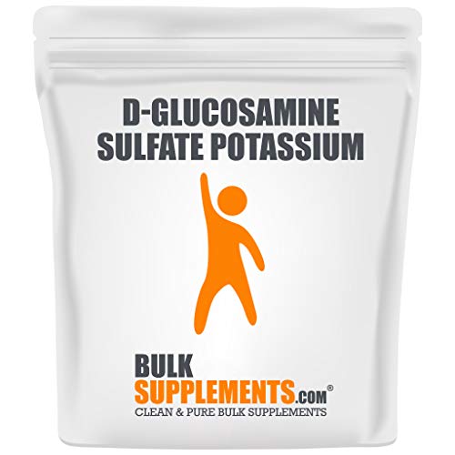 BulkSupplements.com Glucosamine Sulfate Potassium Powder - Joint Support Supplement - Glucosamine Powder - Glucosamine for Knee - Glucosamine Sulfate 1000mg - Pure Glucosamine (250 Grams - 8.8 oz)