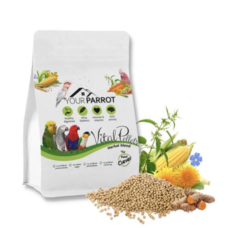 Estrusi per Pappagalli di Media e Grande Taglia, Semi Maturi, Erbe, 3kg, Vitamine, Minerali