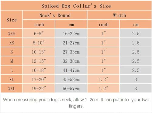Collar de perro con pinchos ajustable para evitar tirones con estilo 7