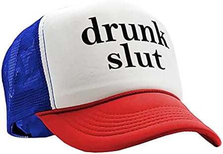 Drunk Slut Party Hat Funny Trucker Hat for Wild Nights, Drinking Hat Snapback Trucker Cap, Rude and Humorous Design for Unforgettable Celebrations image 5
