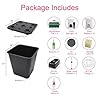 DWC 2 Hydroponic Buckets Kit for Plants, Hydroponics Growing System for Herbs/Tomato/Vegetables, DWC System with Air Pump & Germination Tray (Complete Indoor Hydroponic Gardening Supplies) (Black) #1