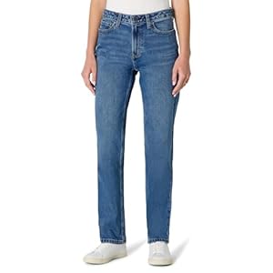 Amazon Essentials Women’s High-Rise Straight Leg Jean