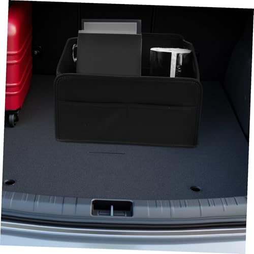 Organiseur de coffre pliable PU résistant PLAFOPE avec compartiments multiples pour SUV