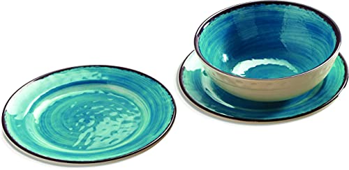 Carlisle Foodservice Products Mingle Plastic Bread And Butter Plate 7 Inches Aqua (Pack Of 12) #TOP6