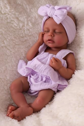BABESIDE Silicone Baby Doll 12Inch Reborn Dolls with Weighted Lifelike Feel