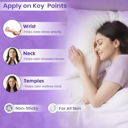 Image of Deep Sleep Roll-On - Calming Aroma for Restful Nights & Relaxation | Sleeping Aid Helps Improve Sleep with Lavender, Chamomile, Sandalwood, Coconut & Sesame Oils | 100% Natural Essential Oils, 10 ml (Pack of 1)