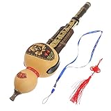 Gatuida Professionelle Traditionelle Chinesische Hulusi Kürbisflöte aus Natürlichem Violettem Holz C dur Leicht zu Lernen für Anfänger und Erwachsene Präzise Intonation Langlebig und