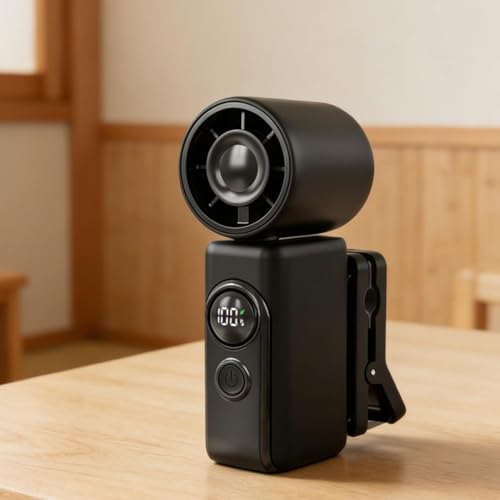 Ventilador de coche para conductor y pasajeros con rotación 360 7