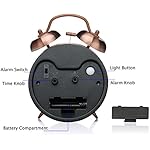 Vintage Wind-Up Twin Bell Alarm Clock