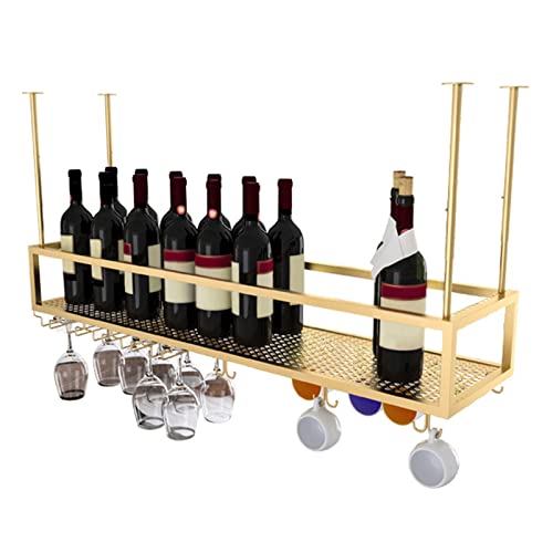 Estantes de Vino Montados en la Pared, Estantes de Vino Industriales, Estantes de Exhibición, Decoración del Hogar y la Cocina, para Estantes para Tazas, Botellas Cover