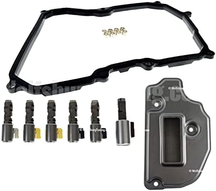 Automatic Transmission Solenoid Valve Filter Gasket Kit 09G 6 Speed Compatible with Volkswagen Beetle Jetta Rabbit Golf 2.5