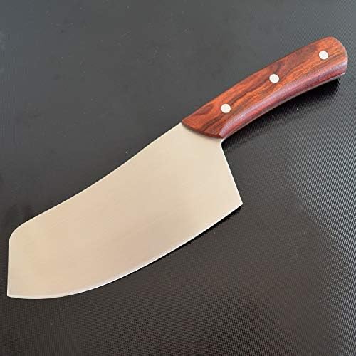 MAYiT Meat Cleaver Knife, Stainless Steel Household Kitchen Knives Handmade Professional Chef Cleaver Slicing Meat Vegetable Knife