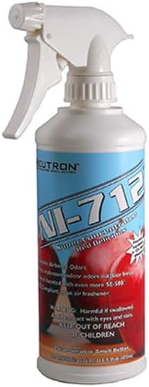 Neutron Industries NI-712 Odor Eliminator Spray – Powerful, Long-Lasting Odor Neutralizer – Instant Air Freshener for Home, Car & More – Pint-Sized (16 oz) (Sugar Frosted Pinecone)