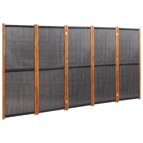 vidaXL Raumteiler 5-TLG. Trennwand Stellwand Paravent Spanische Wand...