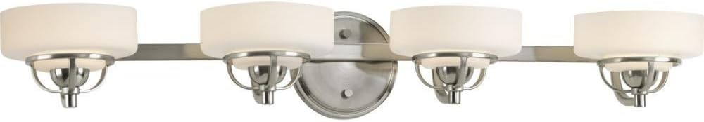 Progress Lighting P2722-09WB Four-Light Bath with Bulb