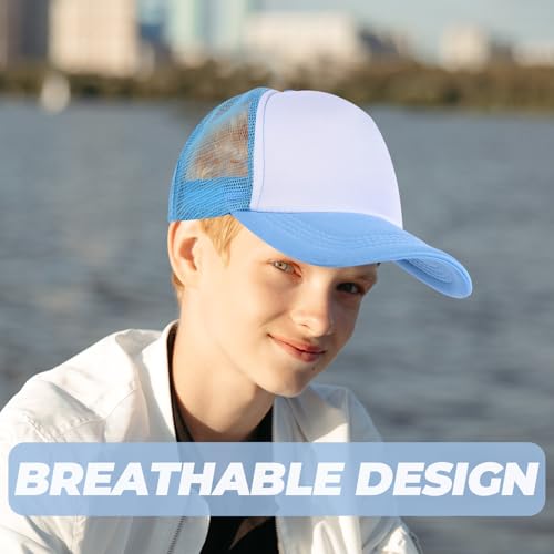Casquettes de baseball bleu ciel pour sublimation pour sorties d'été et événements de club - 3
