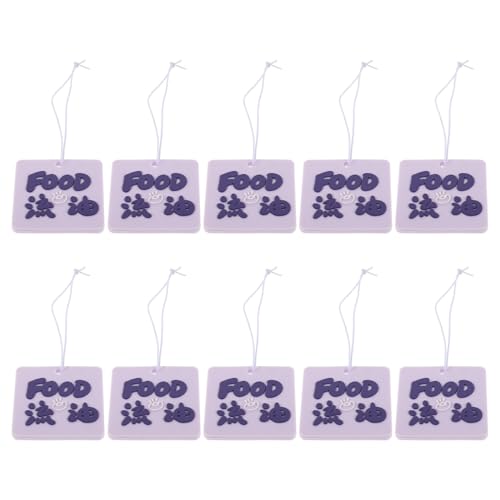 SOIMISS Ambientadores Colgantes para Coche de Silicona 10 Unidades Aroma Duradero sin Vapores Diseño Compacto para Espejo Retrovisor Difusor de Aromaterapia Natural para Interior de