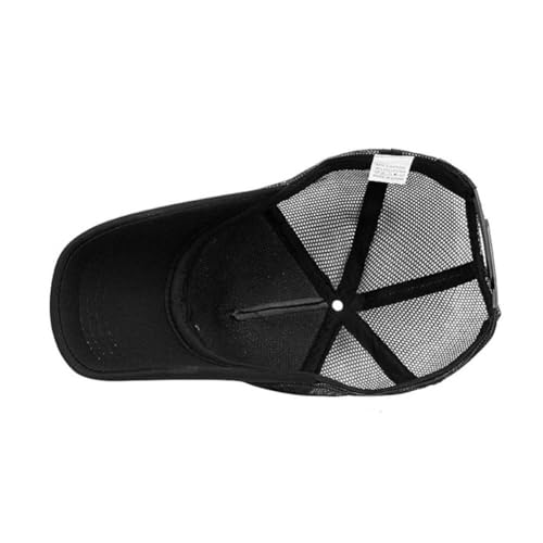 Baseball Cap Golf Dad Hat Unisex Plain Baseball Cap Adjustable Trucker Flat Visor Cap with Mesh On Both Side4