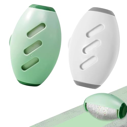 Reusable Lint Roller Ball, 2 Pcs Gel Appiccicoso a Rullo per Lanugine, Mini Rullo Antipelucchi da Viaggio, Antipelucchi Lavabile Riutilizzabile per Animali Domestici Vestiti Divani Capelli Detriti