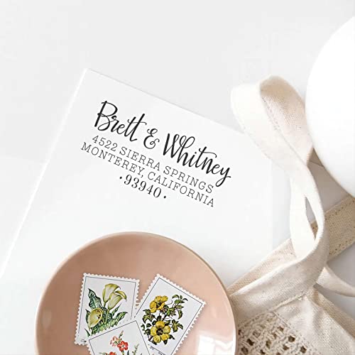Stamtech Custom Return Address Stamp - 24 Designs To Choose From Custom Address Stamper Wedding Invitation Stamp #TOP2
