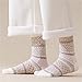 NBWBTZTXA Autumn And Winter Coral fleece Socks floor Men And Women Half Sleeping Soft Thick Warm Mid Tube(A8)