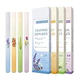Herbal Diffuser Pen, 4PCS Dual-Action Herbal Purifier Pens for Sleep Support, Portable Aromatherapy, Resting Relaxation and Oral Air Freshening, Natural Energy Boost and Quitting Bad Habit