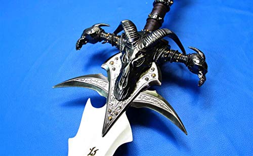 Warchief Wow Arthas Menethil Lich King Frostmourne 47 1/4'' Long Brushed Stainless Steel Sword #TOP5