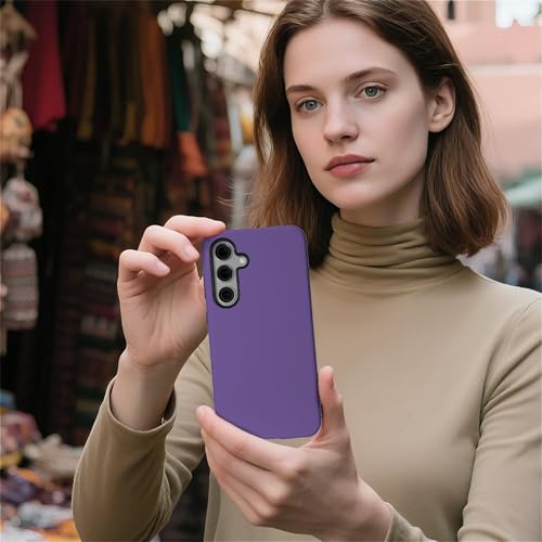 Coque Samsung S24 Plus HL2 protection rigide silicone violet antichoc