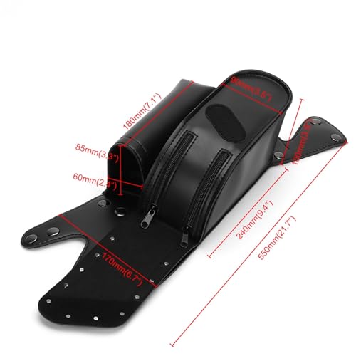 Bolsa protectora para sillín de moto PU impermeable compatible con Electra Glide 4